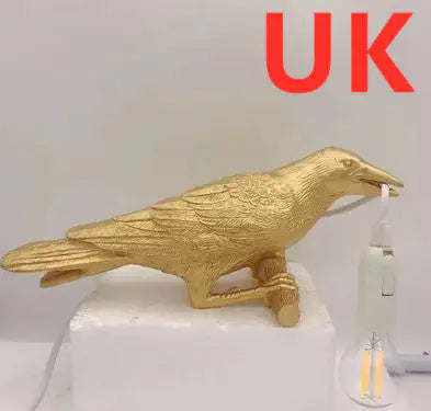 Resin Bird Wall Lamp Decoration