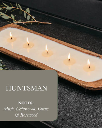 5-Wick Dough Bowl Soy Candle - Huntsman