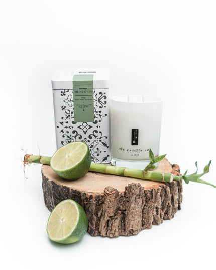 Meditation Bamboo Candle