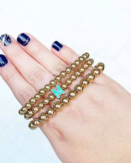 Initial Bracelet Set