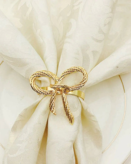 Bow Napkin Ring Set of 6