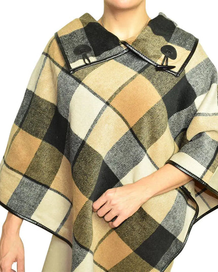 ClaudiaG Plaid Shawl