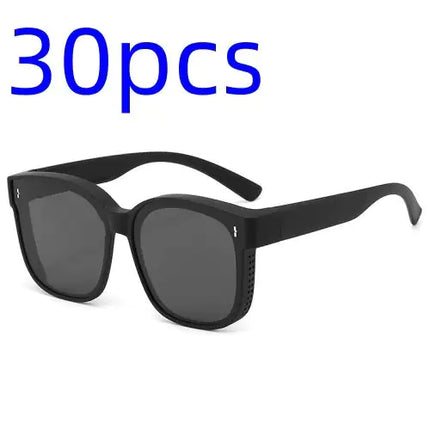 Polarized Sun Protection Sunglasses, Black, 1 Pair
