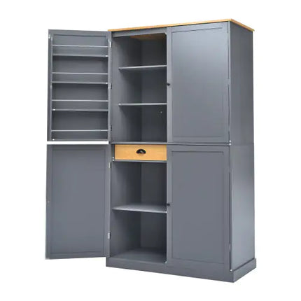 Freestanding Kitchen Pantry Cabinet, 40.2x20x71.3 Inches