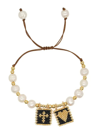 Sacred Freshwater Pearl Scapular Bracelet