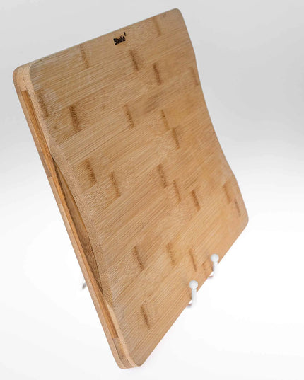 Bamboo Cutting Board 15x10 Inch With Juice Groove And Handles