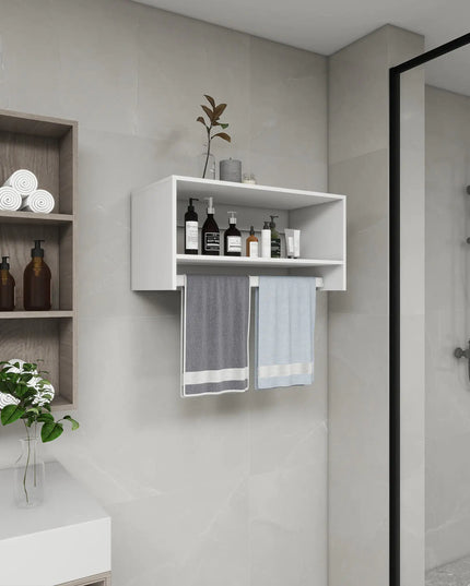 Modular Wooden Closet System – 32"W × 16"D × 16"H, Freestanding Clothes Organizer with Shelves for Bedroom or Bathroom