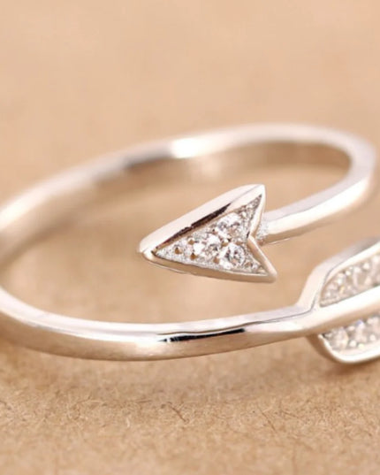 Arrow Rhinestone Ring